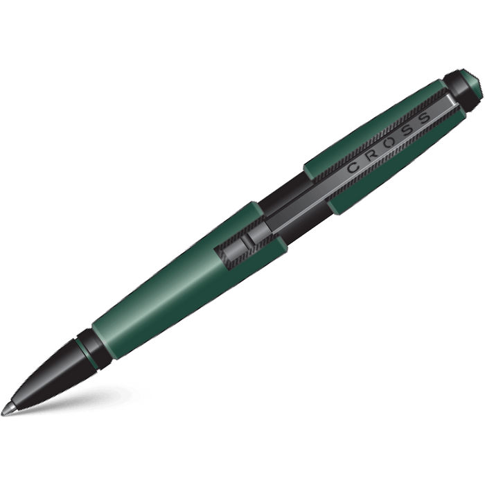 Cross Edge Rollerball Pen - Matte Green - Pen Boutique Ltd