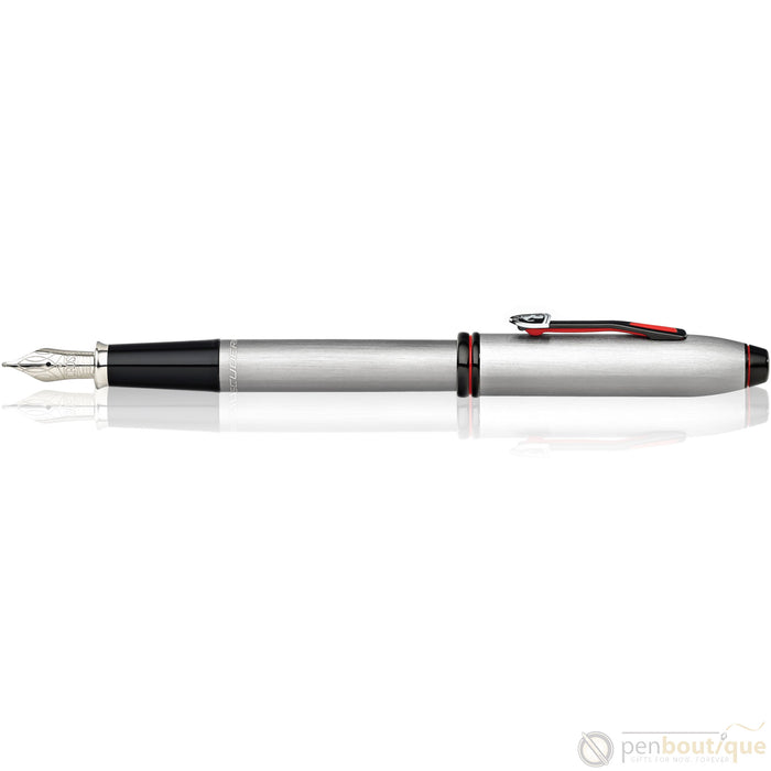 Cross Townsend Fountain Pen - Scuderia Ferrari - Brushed Platinum - Pen Boutique Ltd