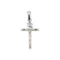Crucifix Pendant in Sterling Silver