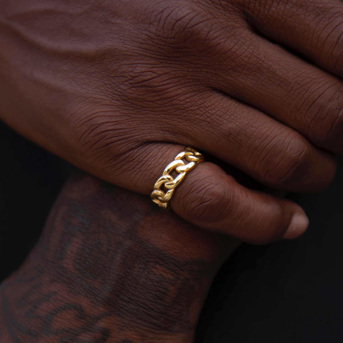 Cuban Band Ring - The GLD Shop