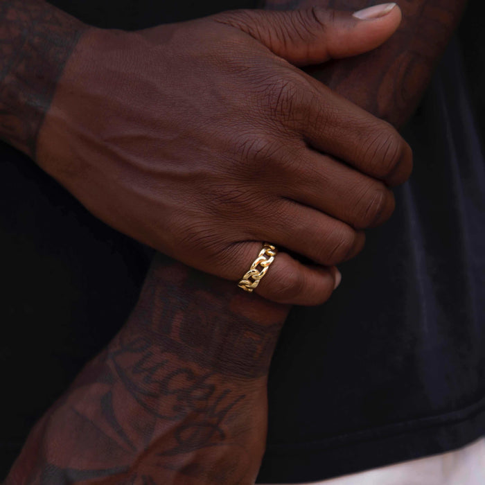 Cuban Band Ring - The GLD Shop