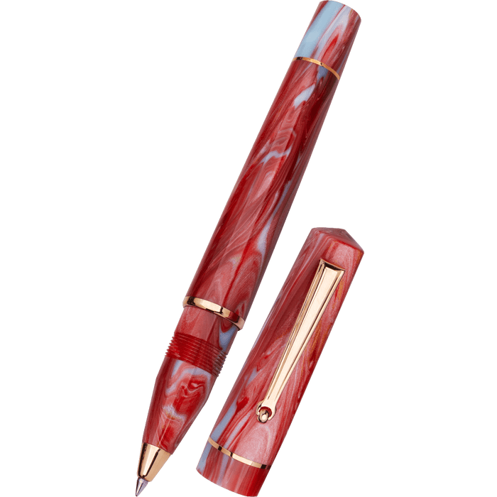 Delta Duna "P" Rollerball Pen - Ghibli - Rose Gold Trim - Pen Boutique Ltd
