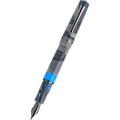 Delta Duna Reborn Fountain Pen - Grey Reflex - Steel - Pen Boutique Ltd