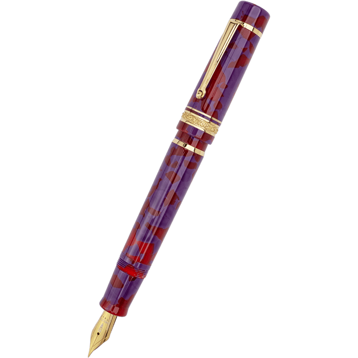 Delta Limited Edition Fountain Pen - DV Original Velvet Bloom (Mid - Size) - Pen Boutique Ltd
