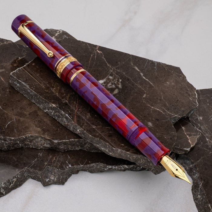 Delta Limited Edition Fountain Pen - DV Original Velvet Bloom (Mid - Size) - Pen Boutique Ltd