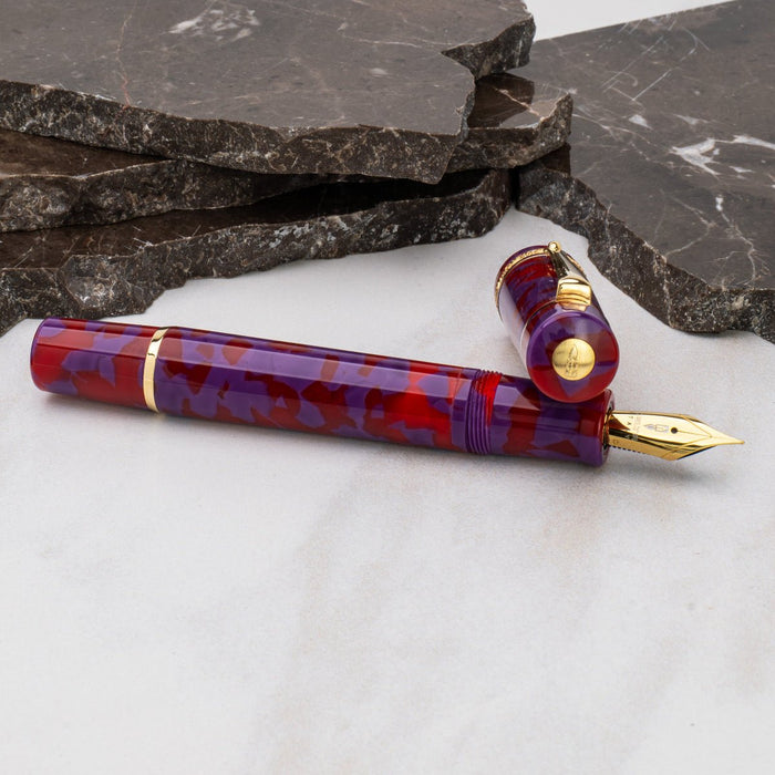Delta Limited Edition Fountain Pen - DV Original Velvet Bloom (Mid - Size) - Pen Boutique Ltd