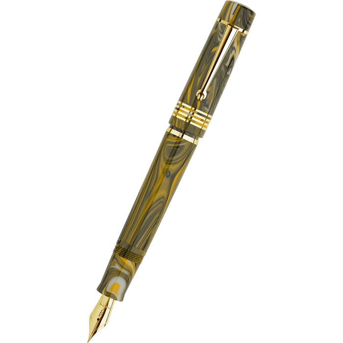 Delta Neo Gallery Fountain Pen - Marigold - Gold Trim (Numbered Edition) - Pen Boutique Ltd