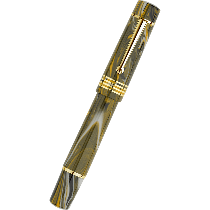 Delta Neo Gallery Fountain Pen - Marigold - Gold Trim (Numbered Edition) - Pen Boutique Ltd