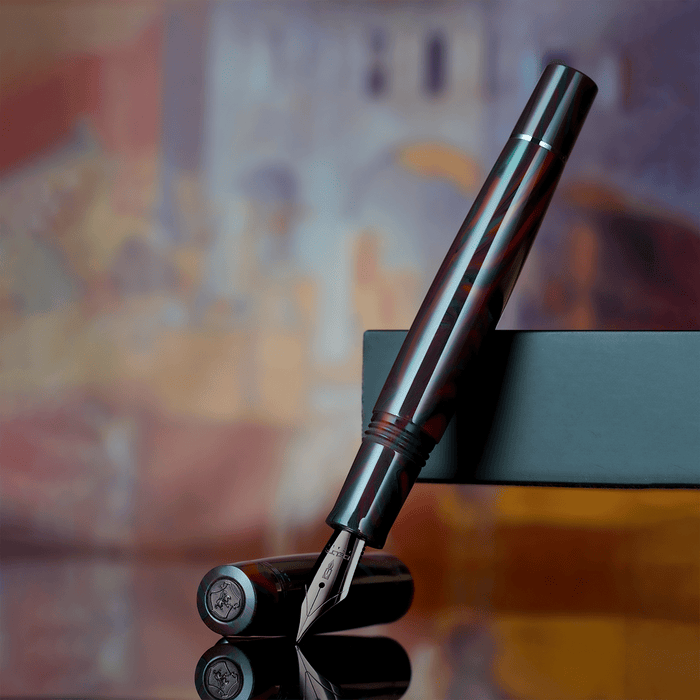 Delta Signs of the Time Fountain Pen - Classical Medieval Art (Numbered Edition) - Pen Boutique Ltd