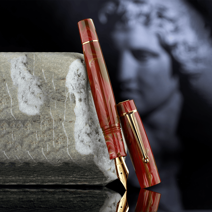 Delta Signs of the Time Fountain Pen - The Eternal Balance of Beauty Classical Art - Gold Trim (Numbered Edition) - Pen Boutique Ltd