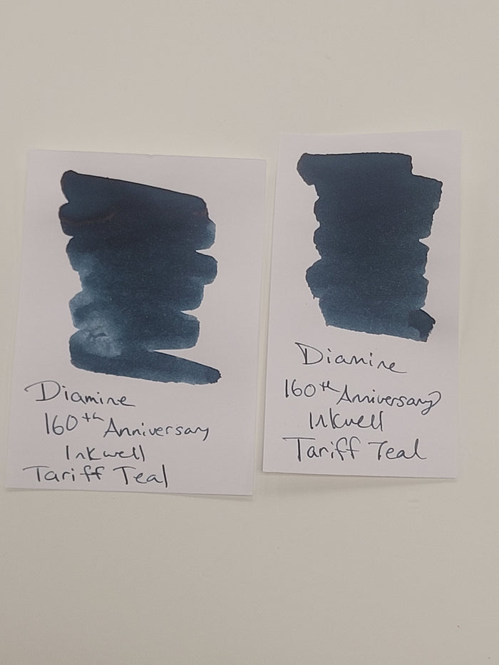 Diamine 160th Anniversary Ink Bottle - Tariff Teal - 75ml - Pen Boutique Ltd