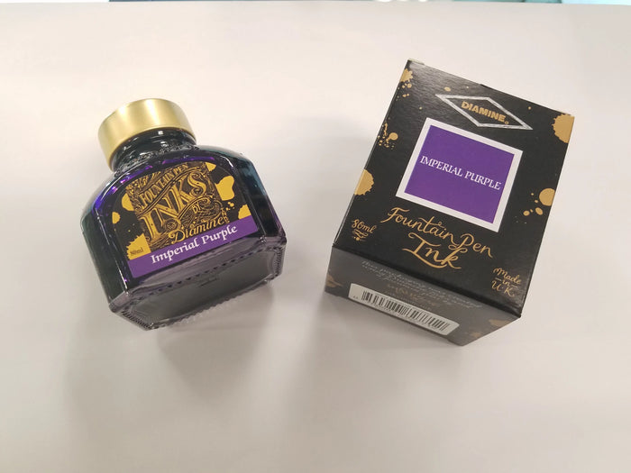 Diamine Ink Bottle - Imperial Purple - 80 ml - Pen Boutique Ltd