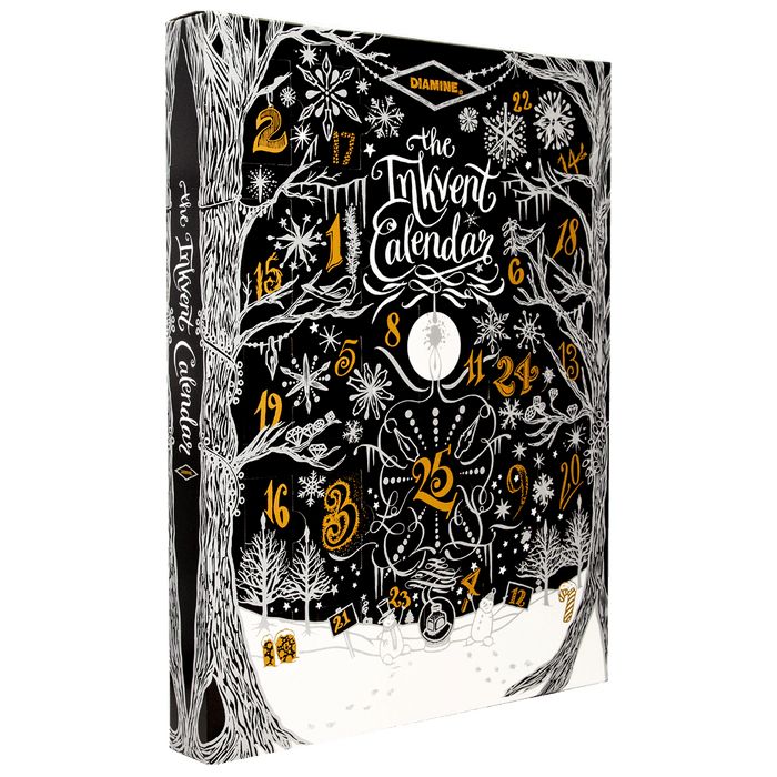 Diamine Inkvent Inks - 2024 Calendar (Black Edition) - Pen Boutique Ltd