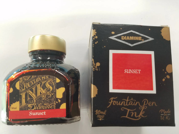 Diamine Sunset Ink Bottle - 80 ml - Pen Boutique Ltd