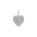 Diamond Baguette Heart