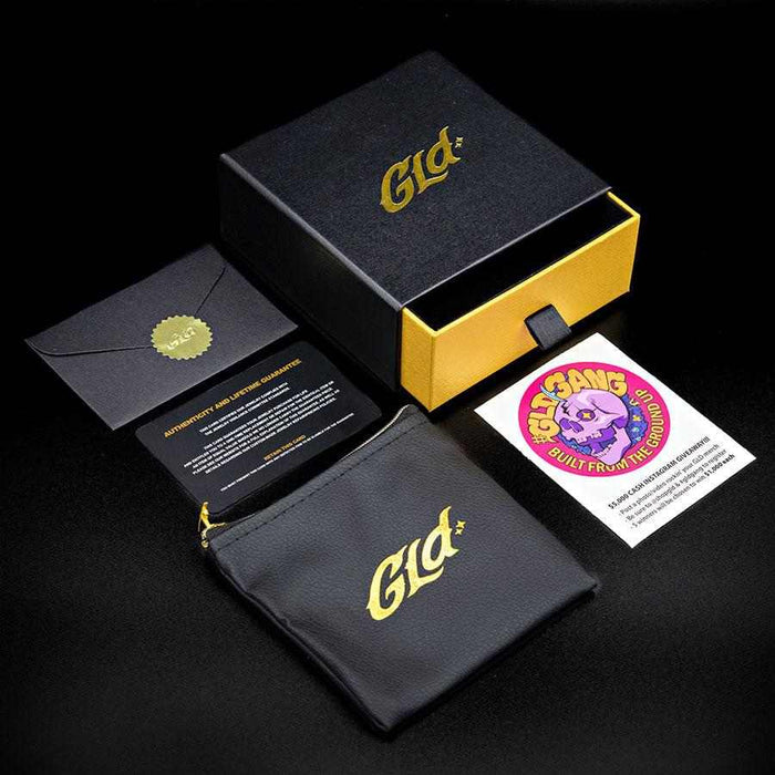 Baguette Clip Bracelet in White Gold - The GLD Shop