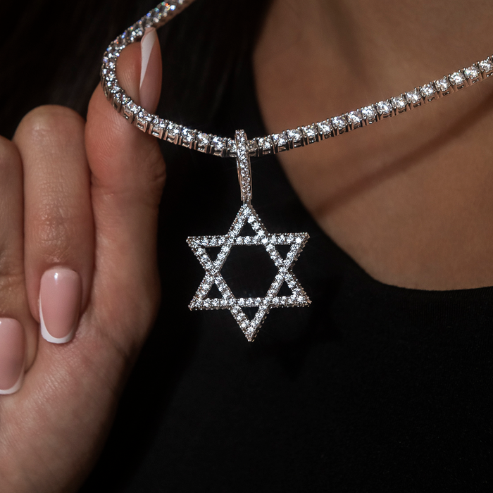 Diamond Pave Star of David Pendant