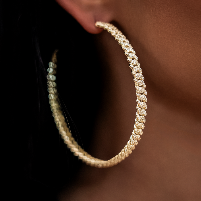 18k Gold Plated / Extra Large / Yellow Gold