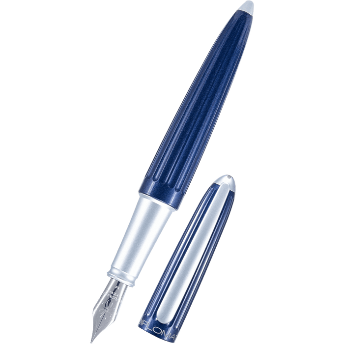 Diplomat Aero Fountain Pen - Midnight Blue - Pen Boutique Ltd
