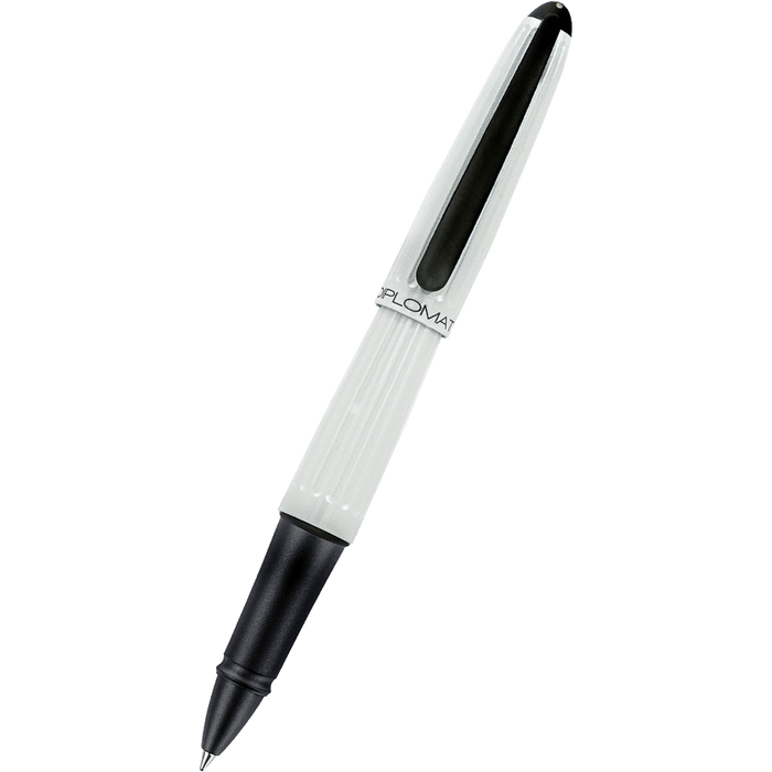 Diplomat Aero Rollerball Pen - Lacquer White - Pen Boutique Ltd
