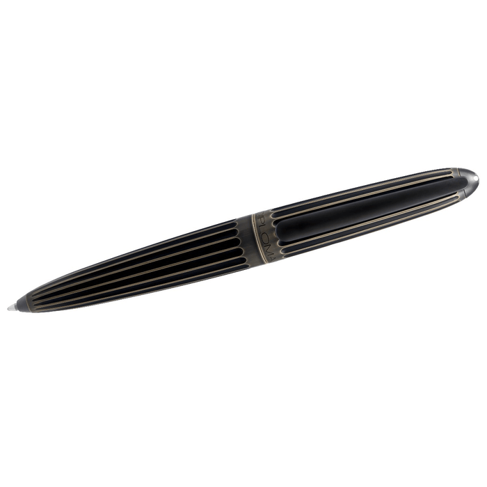 Diplomat Aero Stripes easyFLOW Ballpoint Pen - Oxyd Brass - Pen Boutique Ltd