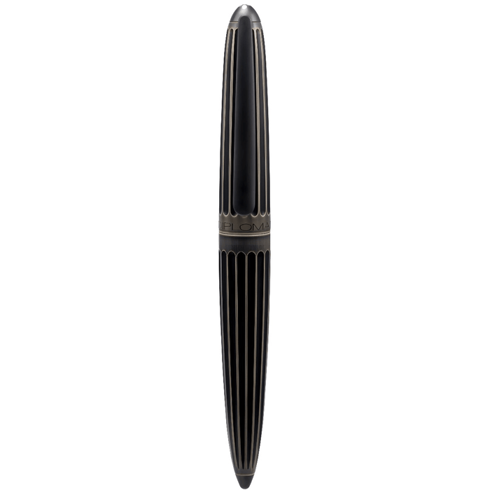 Diplomat Aero Stripes easyFLOW Ballpoint Pen - Oxyd Brass - Pen Boutique Ltd