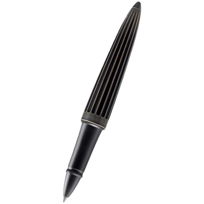 Diplomat Aero Stripes Rollerball Pen - Oxyd Brass - Pen Boutique Ltd