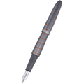 Diplomat Elox Ring Fountain Pen - Grey/Orange - Steel Nib - Pen Boutique Ltd