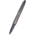Diplomat Elox Ring Rollerball Pen - Grey/Orange - Pen Boutique Ltd