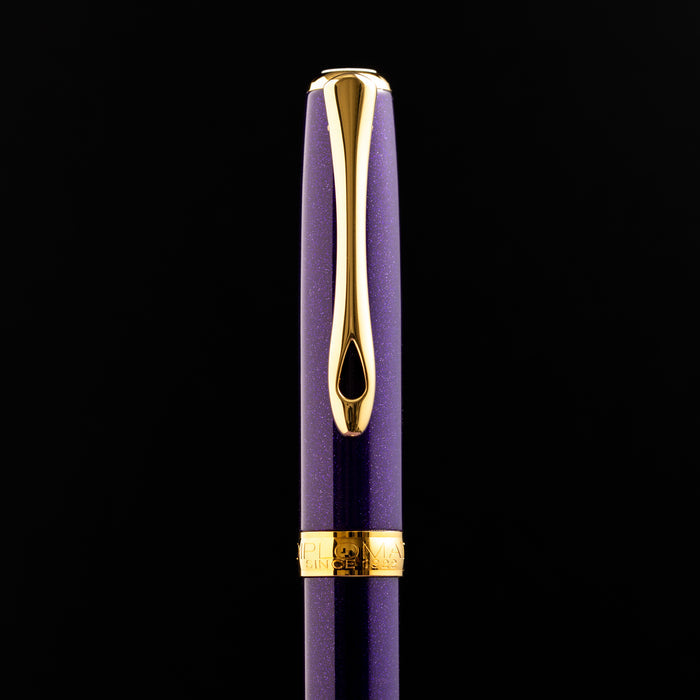 Diplomat Excellence A2 Ballpoint Pen - Violet Rain - Pen Boutique Ltd