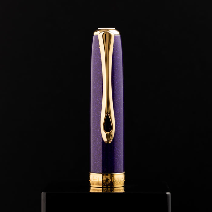 Diplomat Excellence A2 Rollerball Pen - Violet Rain - Pen Boutique Ltd