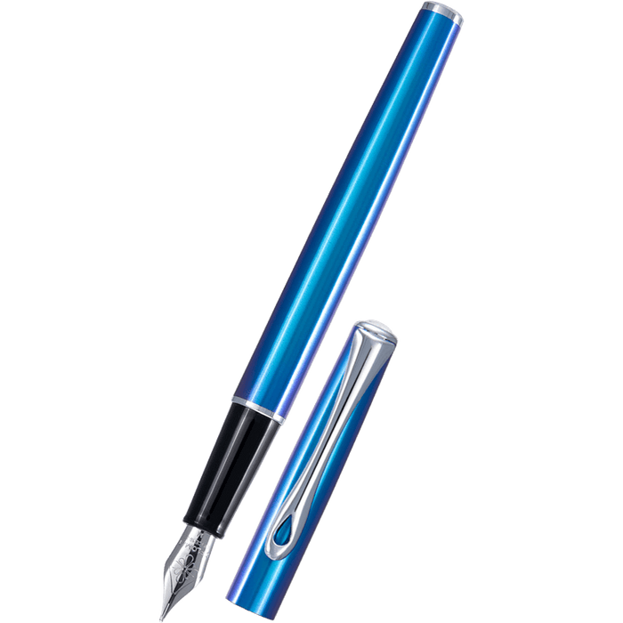 Diplomat Traveller Fountain Pen - Funky Blue - Pen Boutique Ltd