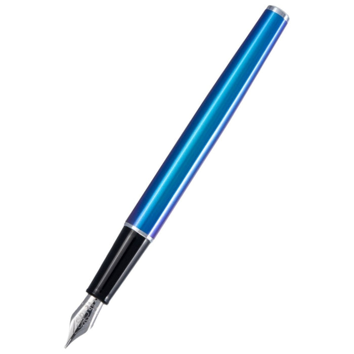 Diplomat Traveller Fountain Pen - Funky Blue - Pen Boutique Ltd