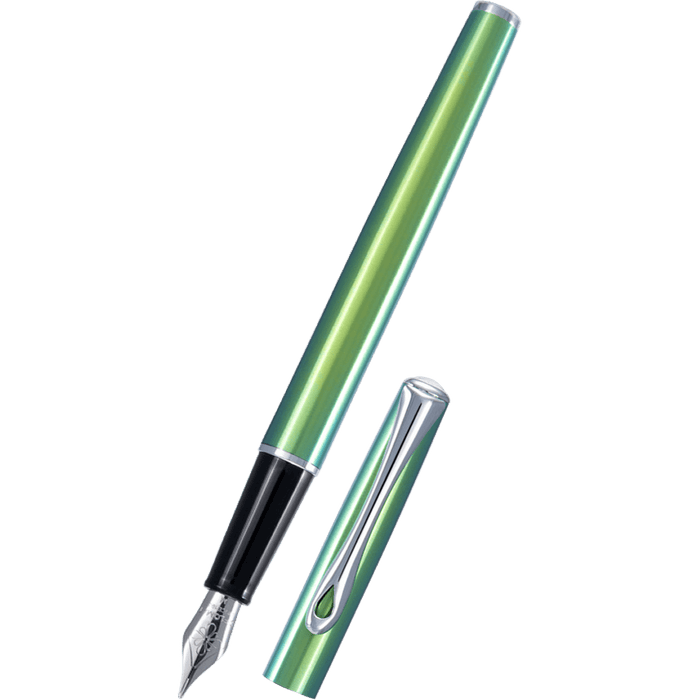 Diplomat Traveller Fountain Pen - Funky Green - Pen Boutique Ltd