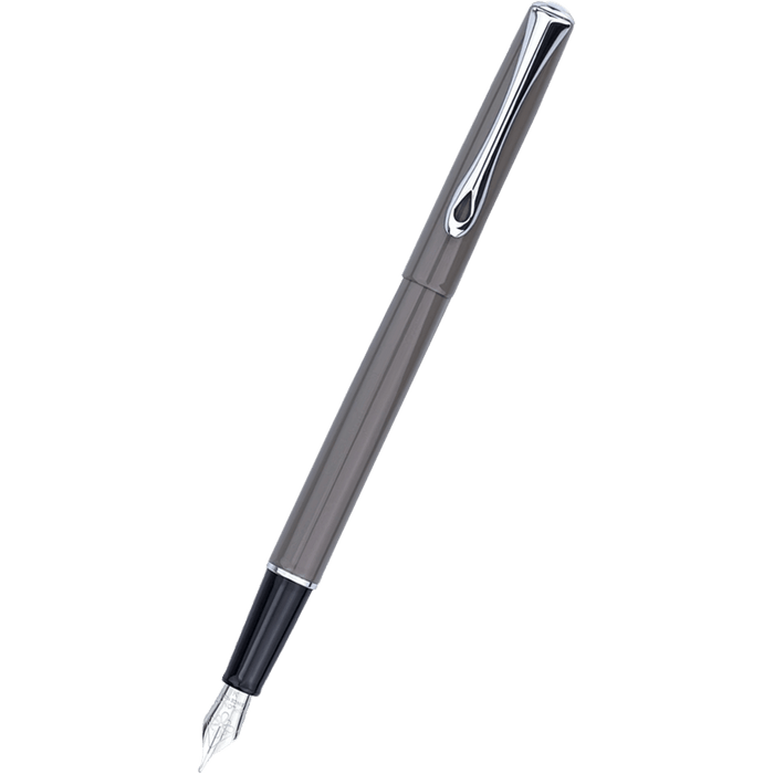 Diplomat Traveller Fountain Pen - Taupe Grey - Pen Boutique Ltd