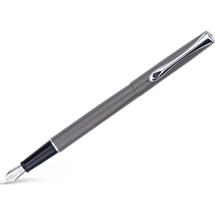 Diplomat Traveller Fountain Pen - Taupe Grey - Pen Boutique Ltd