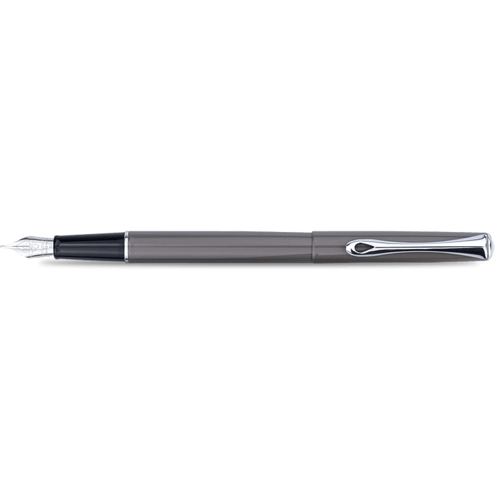 Diplomat Traveller Fountain Pen - Taupe Grey - Pen Boutique Ltd