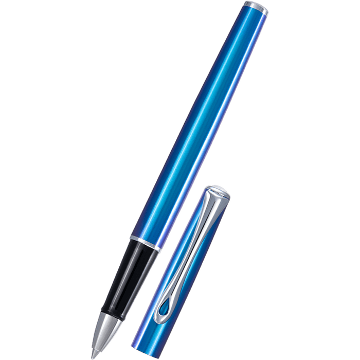 Diplomat Traveller Rollerball Pen - Funky Blue - Pen Boutique Ltd