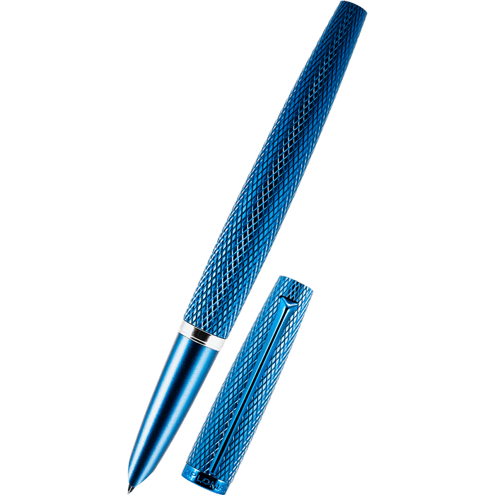 Diplomat Viper Fountain Pen - Blue - Pen Boutique Ltd