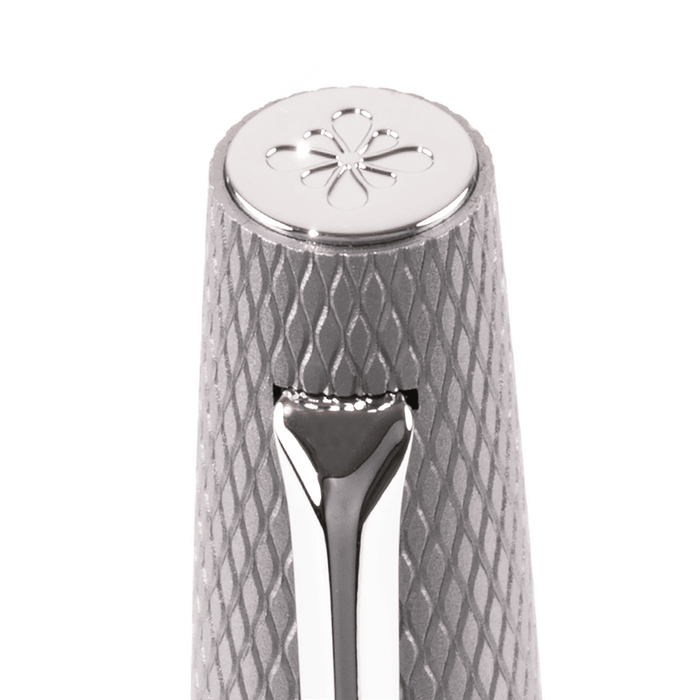 Diplomat Viper Ballpoint Pen - Silver - Pen Boutique Ltd