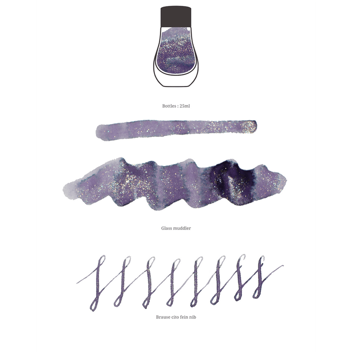 Dominant Industry Pearl Ink Bottle - Les Nymphéas: Matin - 25ml (Painter Series) - Pen Boutique Ltd