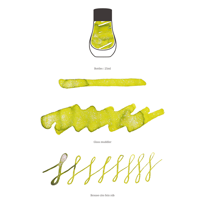 Dominant Industry Pearl Ink Bottle - Spring fields - 25ml - Pen Boutique Ltd