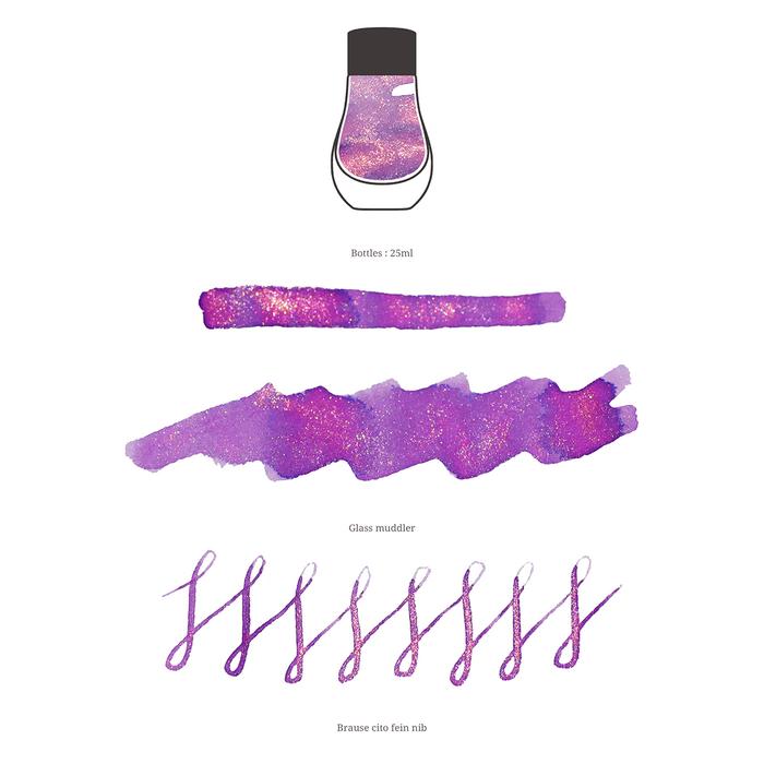 Dominant Industry Pearl Ink Bottle - Sunset - 25ml - Pen Boutique Ltd
