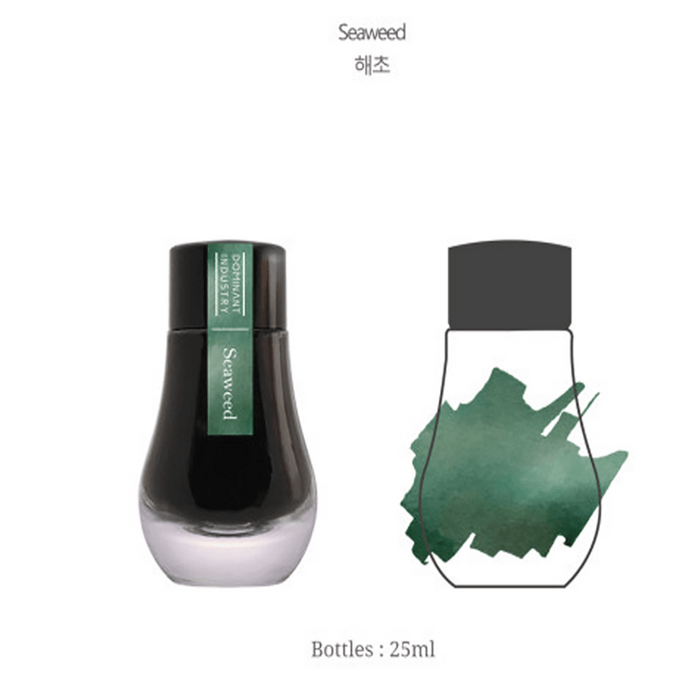 Dominant Industry Standard Ink Bottle - Seaweed - Pen Boutique Ltd
