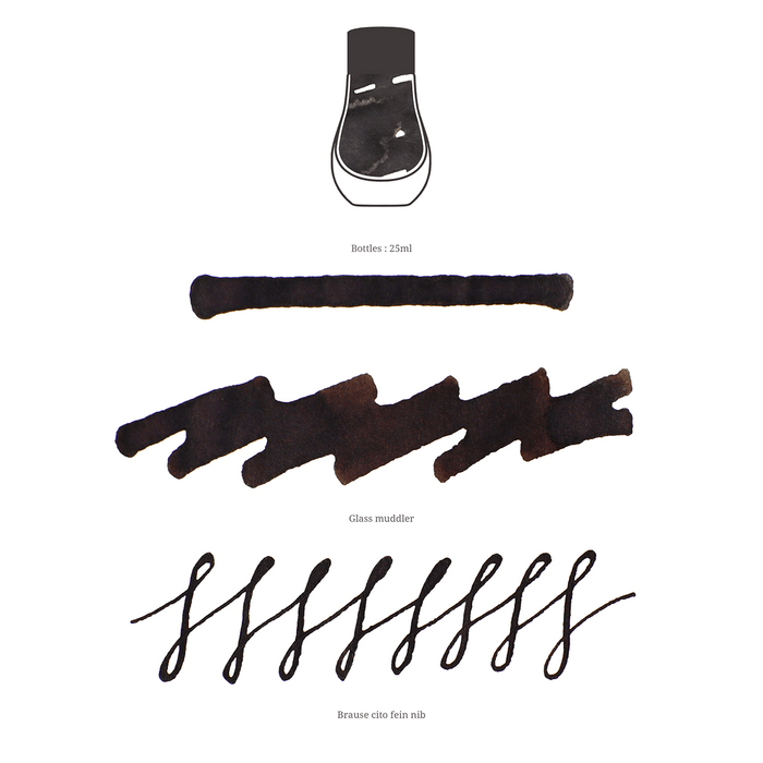 Dominant Industry Standard Ink Bottle - Winter Wood - 25ml - Pen Boutique Ltd
