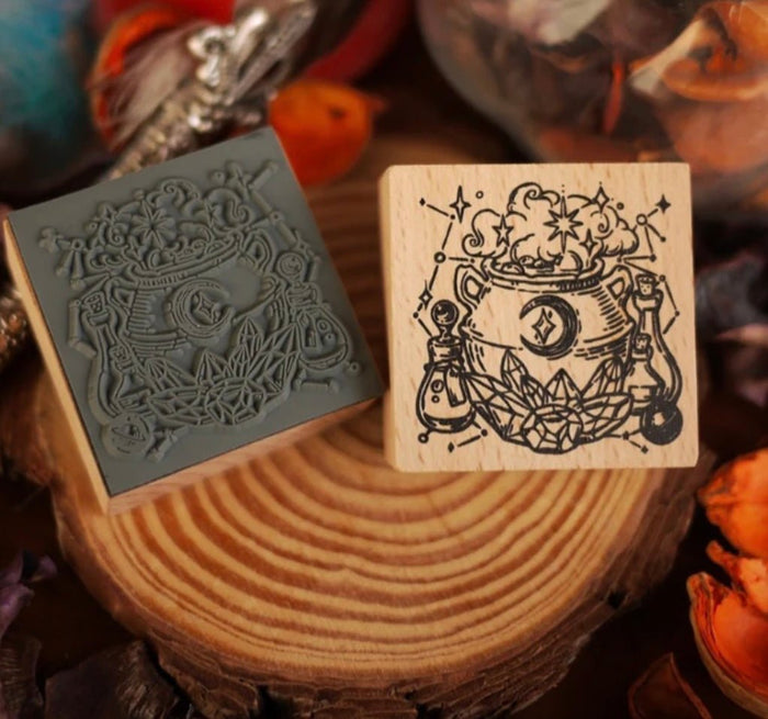 Dominant Industry Wood Stamp - Conjurer's Recipes - Pen Boutique Ltd