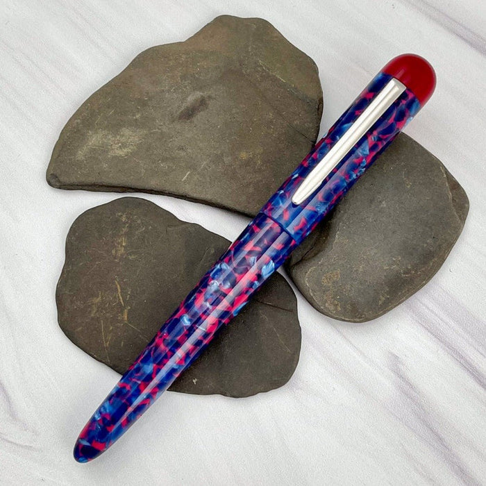 Edison Comet Fountain Pen - Cobalt Magma - Pen Boutique Ltd