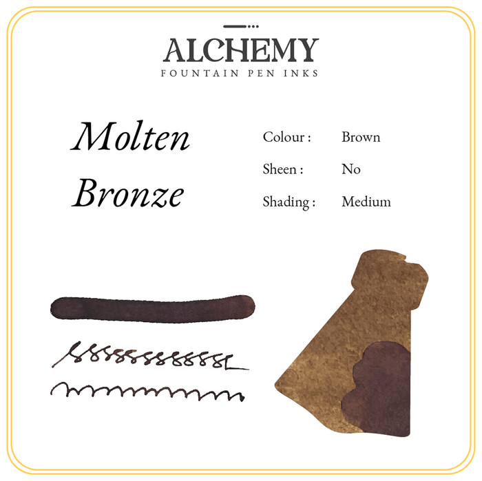 Endless Alchemy Ink - Molten Bronze - Pen Boutique Ltd