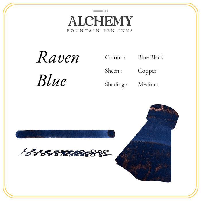Endless Alchemy Ink - Raven Blue - Pen Boutique Ltd