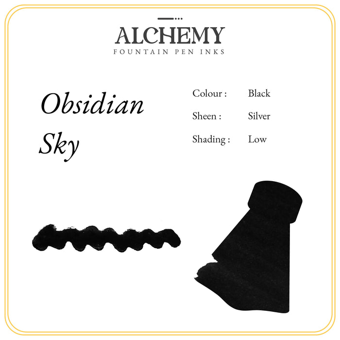 Endless Alchemy Ink - Shading & Sheening Obsidian Sky - Pen Boutique Ltd